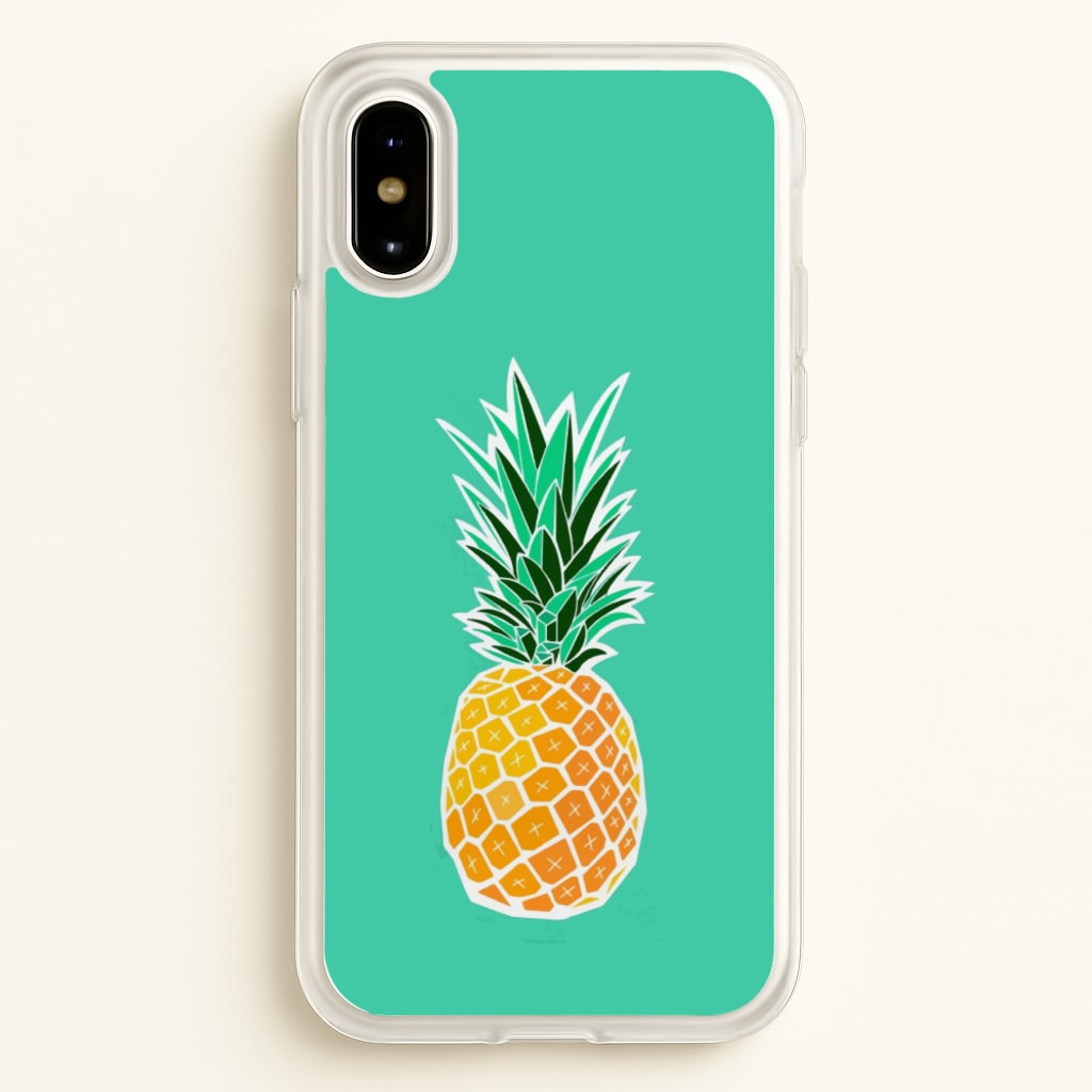 Cartoon Pineapple - Caspar Lee Phone Case for iPhone X / XS