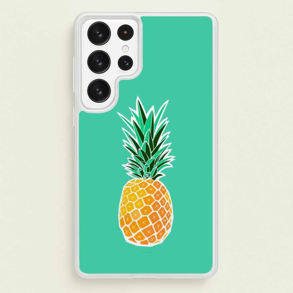 Cartoon Pineapple - Caspar Lee Phone Case for Galaxy S22 Ultra