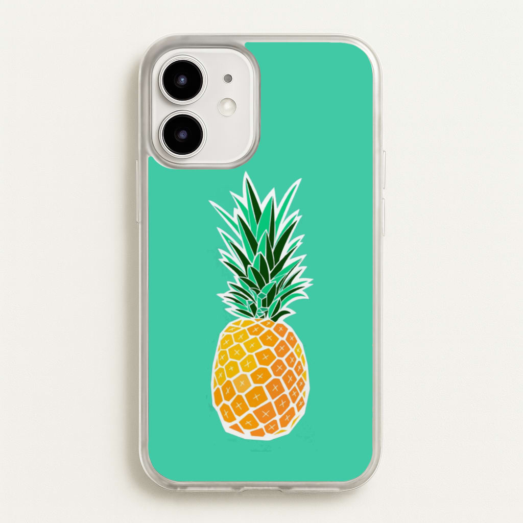 Cartoon Pineapple - Caspar Lee Phone Case for iPhone 12 Mini