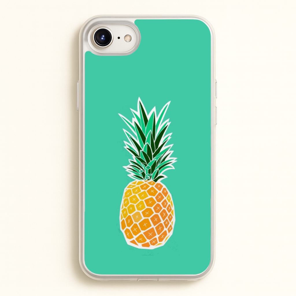 Cartoon Pineapple - Caspar Lee Phone Case for iPhone 6 / 7 / 8 / SE