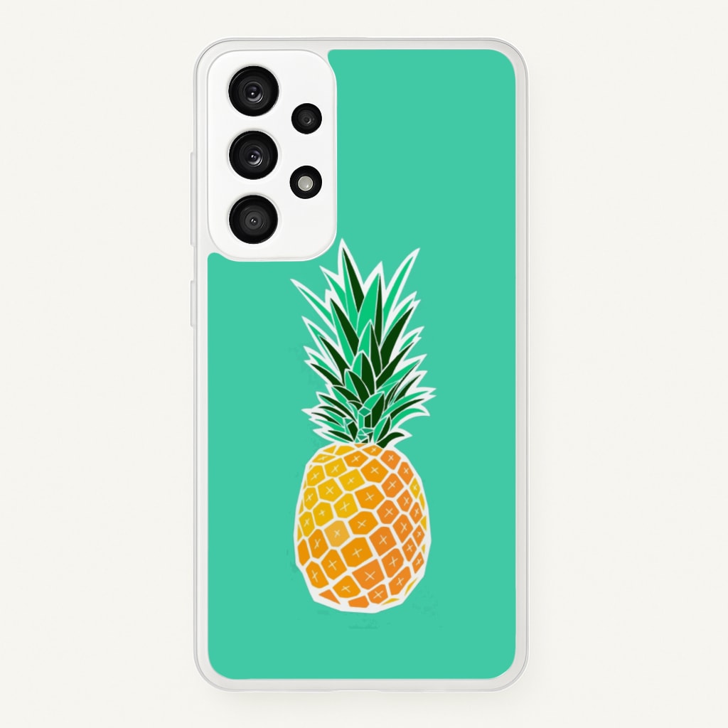 Cartoon Pineapple - Caspar Lee Phone Case for Galaxy A33