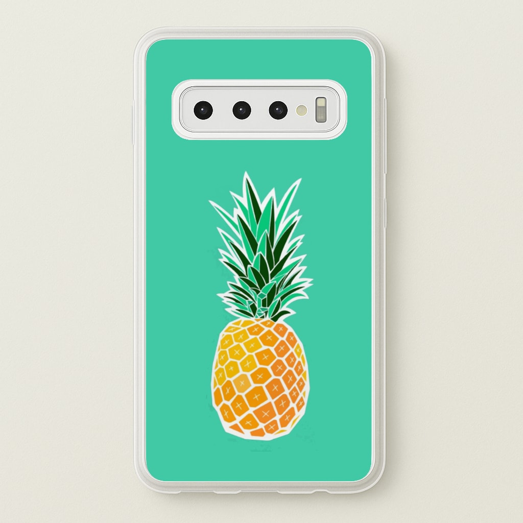 Cartoon Pineapple - Caspar Lee Phone Case for Galaxy S10
