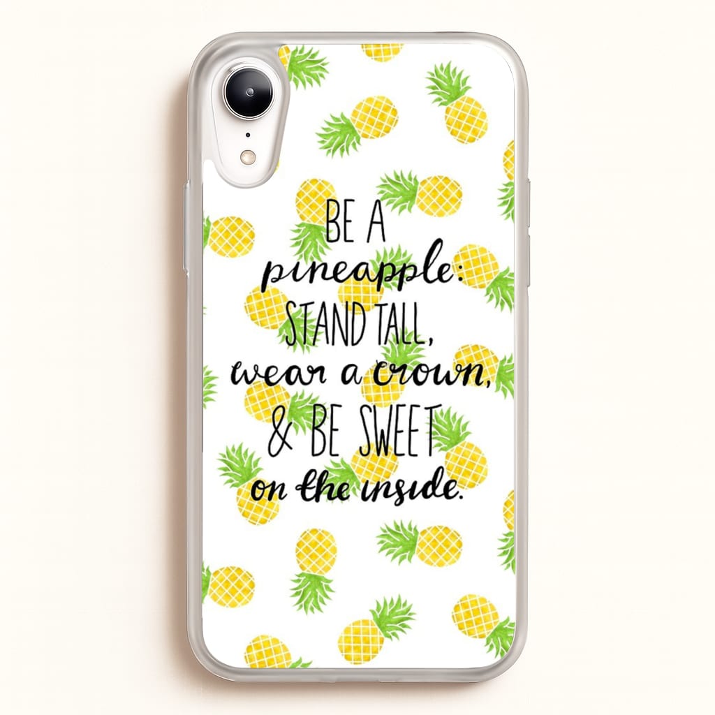 Be A Pineapple - Caspar Lee Phone Case for iPhone XR