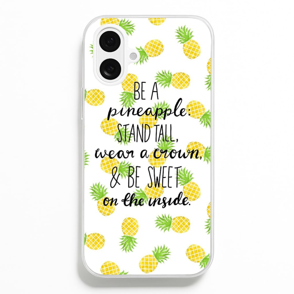 Be A Pineapple - Caspar Lee Phone Case for iPhone 16 Plus