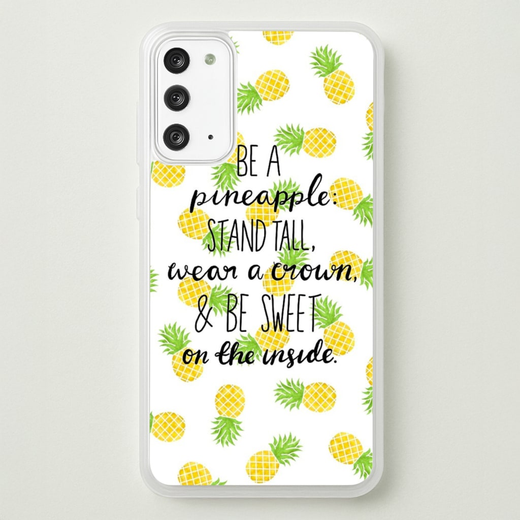 Be A Pineapple - Caspar Lee Phone Case for Galaxy Note 20
