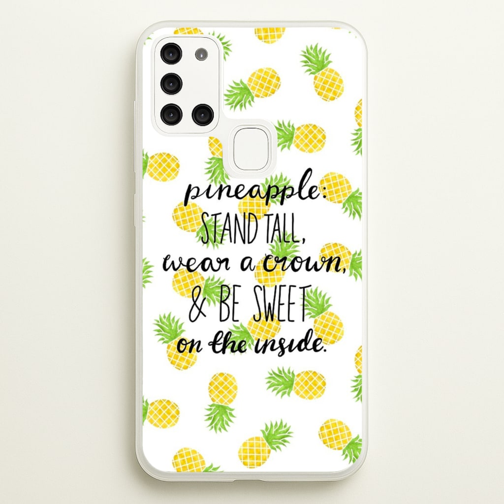 Be A Pineapple - Caspar Lee Phone Case for Galaxy A21s