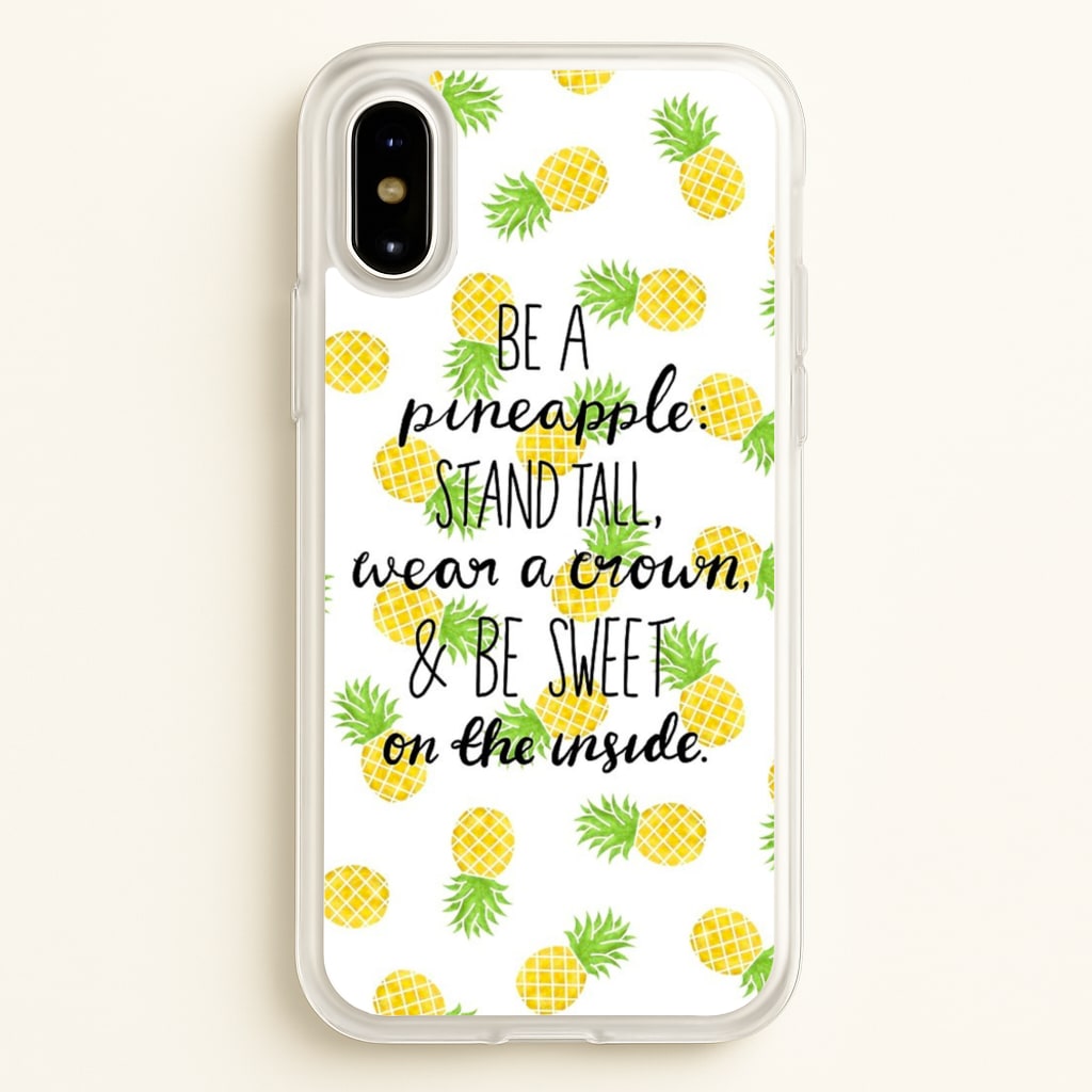 Be A Pineapple - Caspar Lee Phone Case for iPhone X / XS
