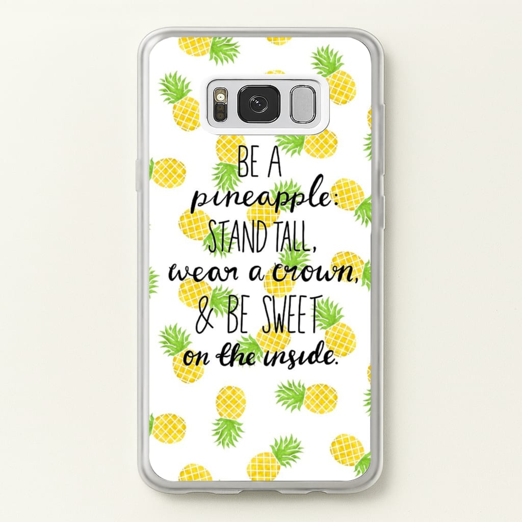Be A Pineapple - Caspar Lee Phone Case for Galaxy S8