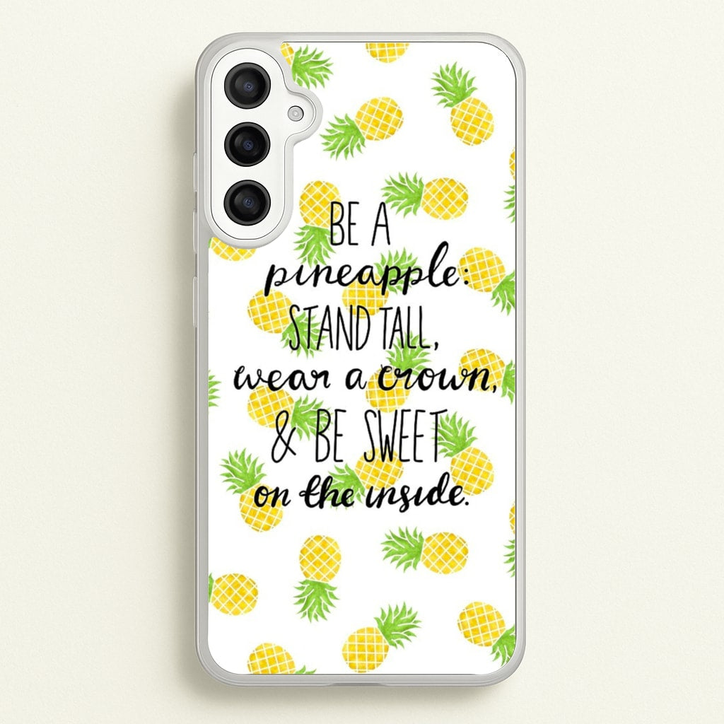 Be A Pineapple - Caspar Lee Phone Case for Galaxy A34