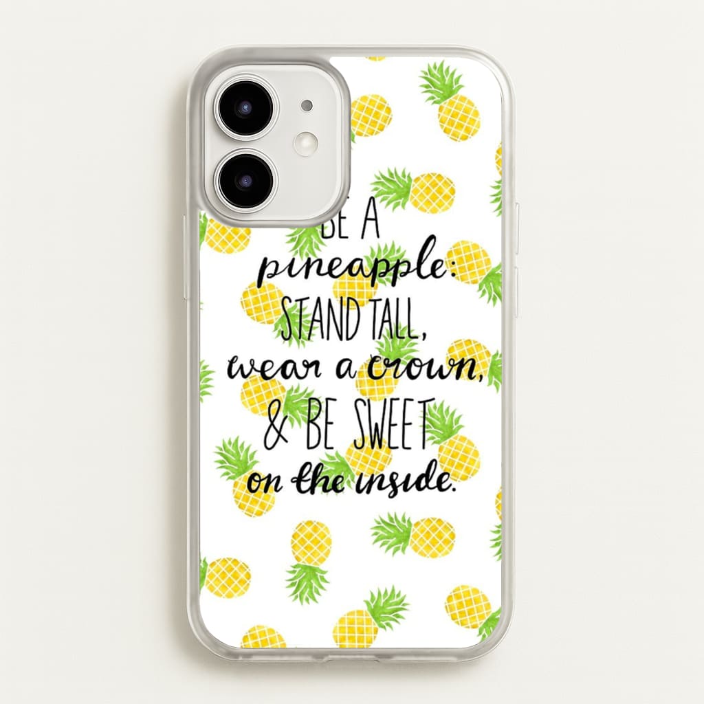 Be A Pineapple - Caspar Lee Phone Case for iPhone 12 / 12 Pro