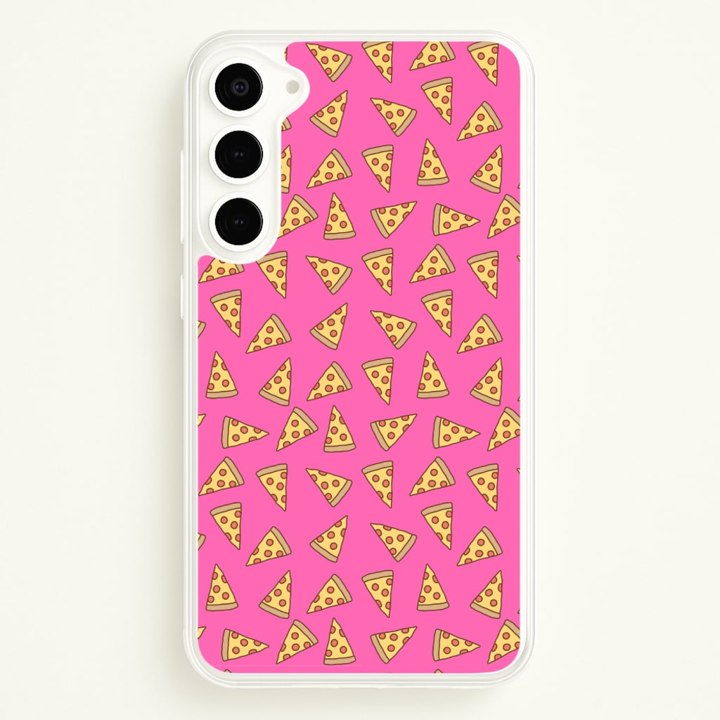 Pizza Pattern - Caspar Lee Phone Case for Galaxy S23 Plus