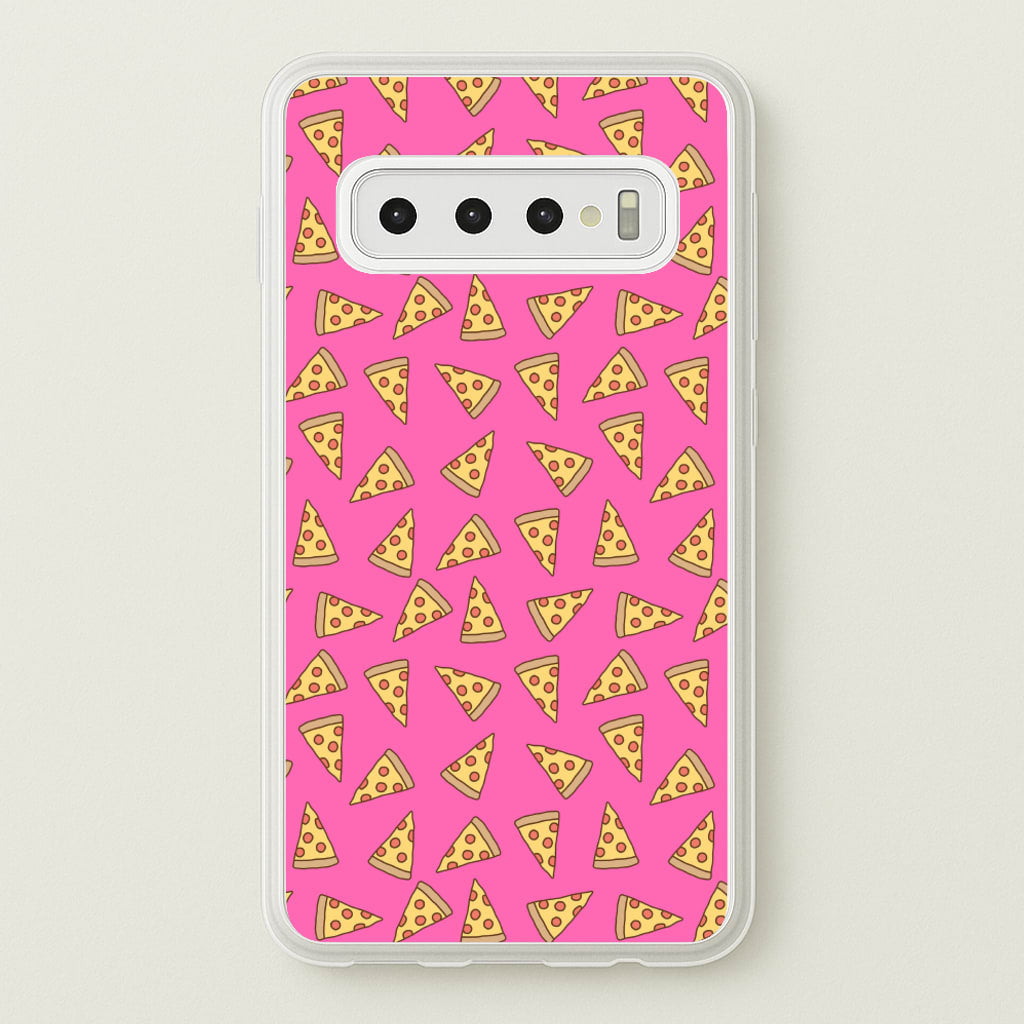 Pizza Pattern - Caspar Lee Phone Case for Galaxy S10 Plus