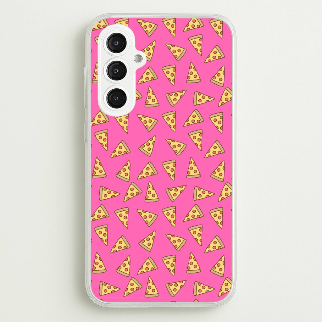Pizza Pattern - Caspar Lee Phone Case for Galaxy S23FE