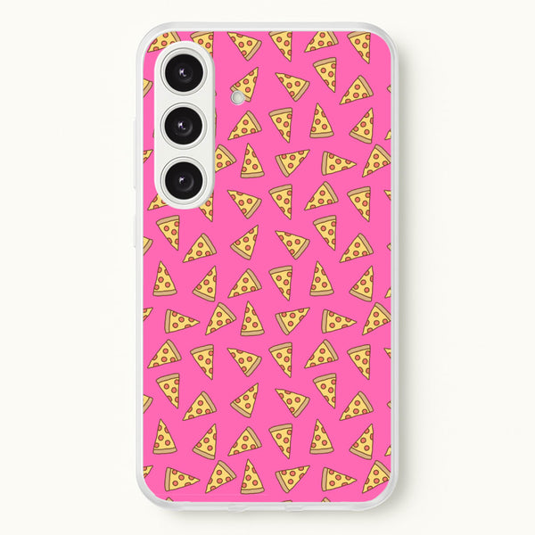 Pizza Pattern - Caspar Lee Phone Case for Galaxy S24