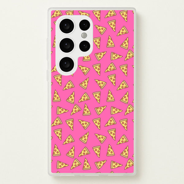 Pizza Pattern - Caspar Lee Phone Case for Galaxy S24 Ultra