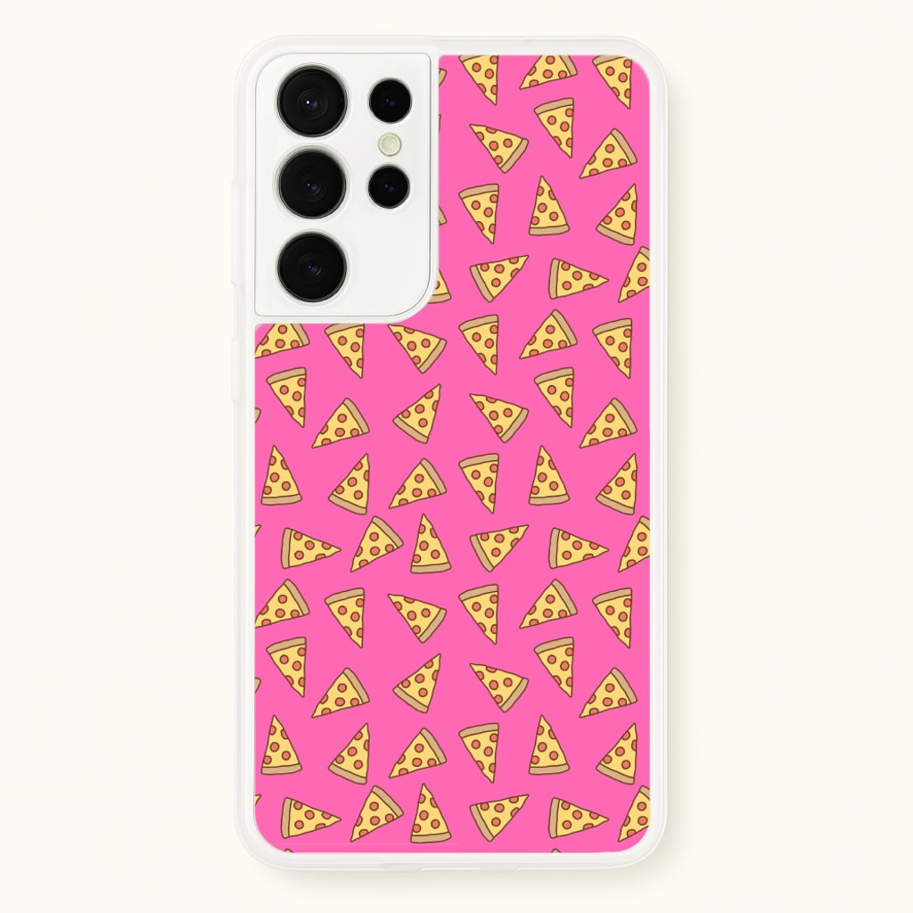 Pizza Pattern - Caspar Lee Phone Case for Galaxy S21 Ultra