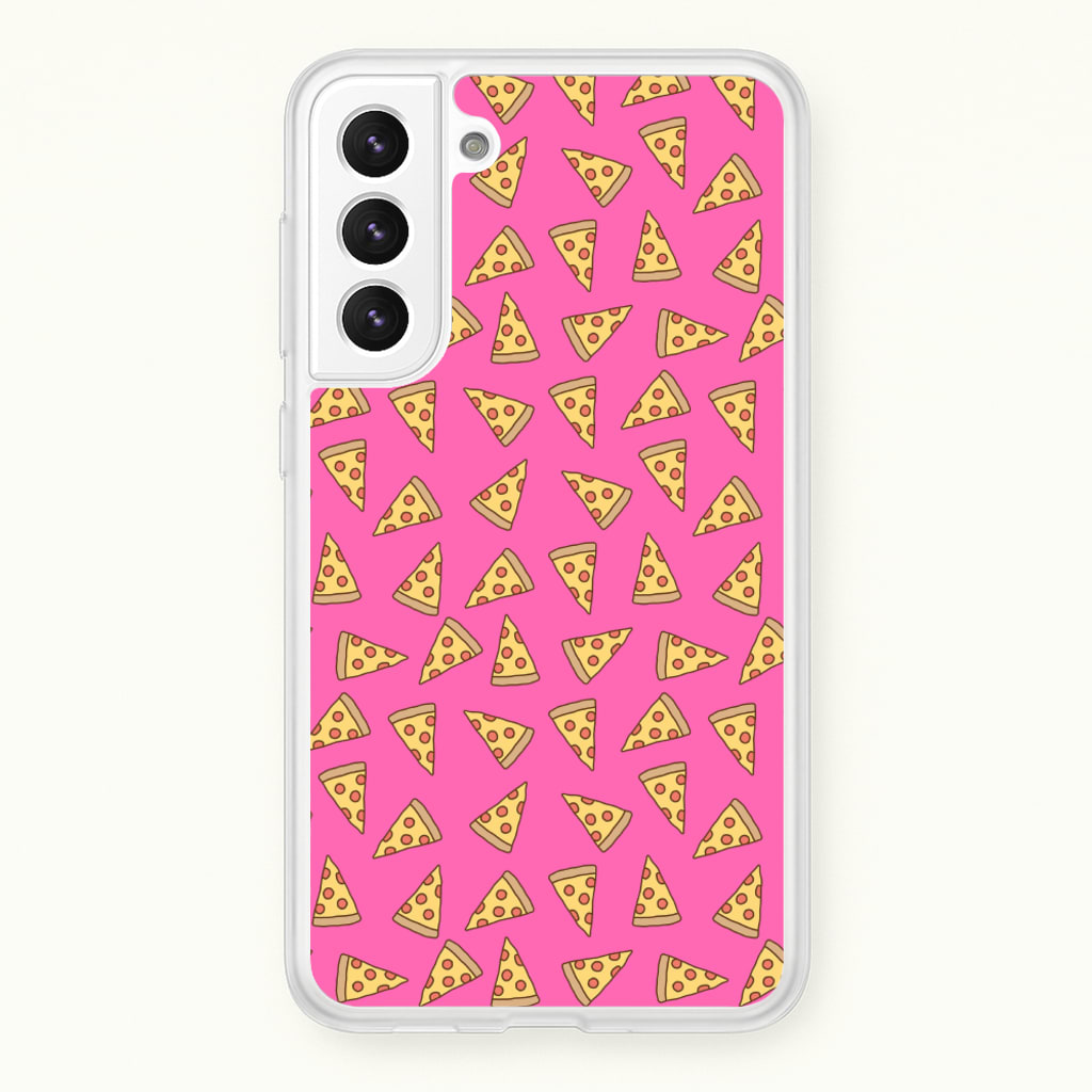 Pizza Pattern - Caspar Lee Phone Case for Galaxy S21FE