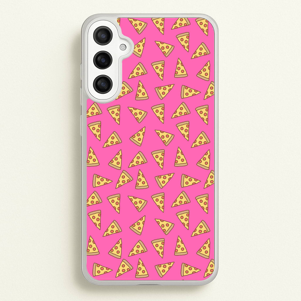 Pizza Pattern - Caspar Lee Phone Case for Galaxy A36