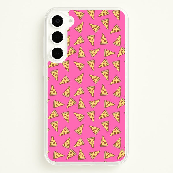 Pizza Pattern - Caspar Lee Phone Case for Galaxy S23