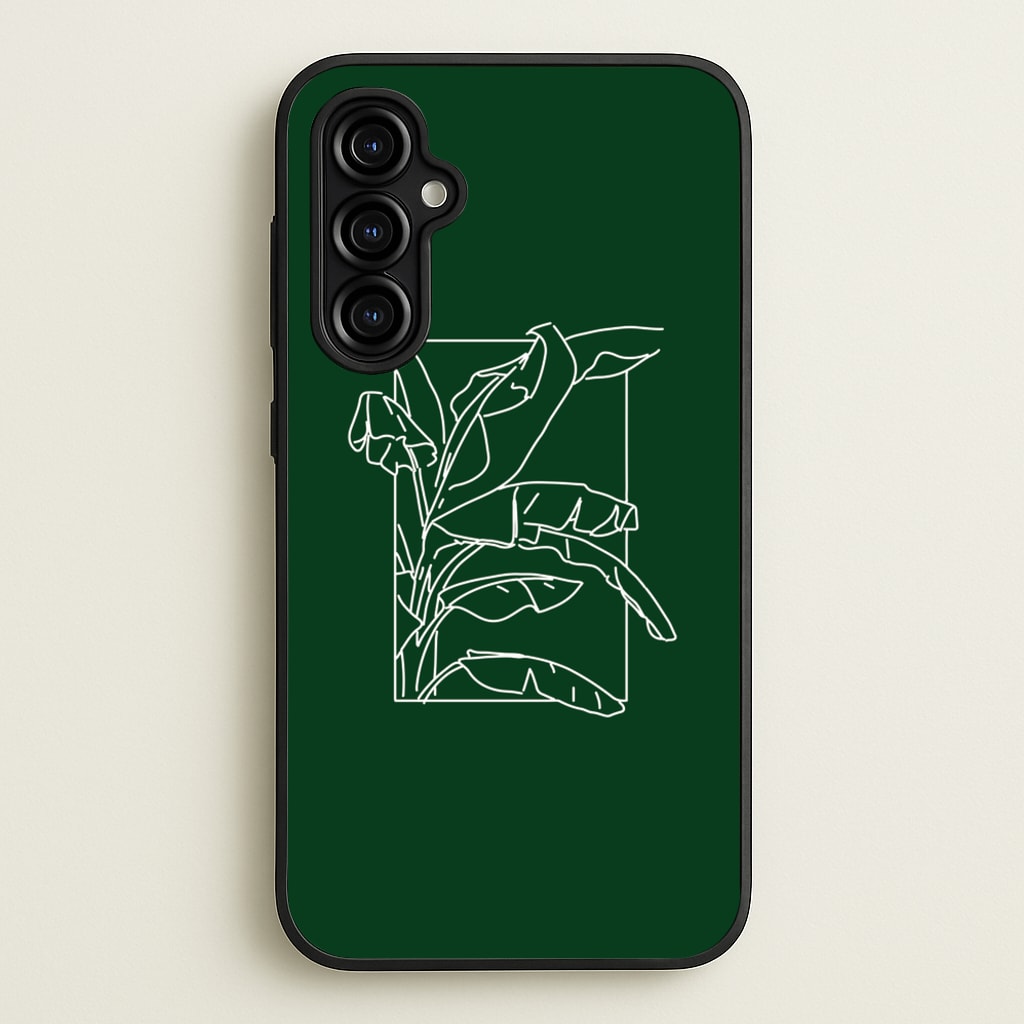 Green Leaf - Foliage - Foliage Phone Case for Galaxy A54