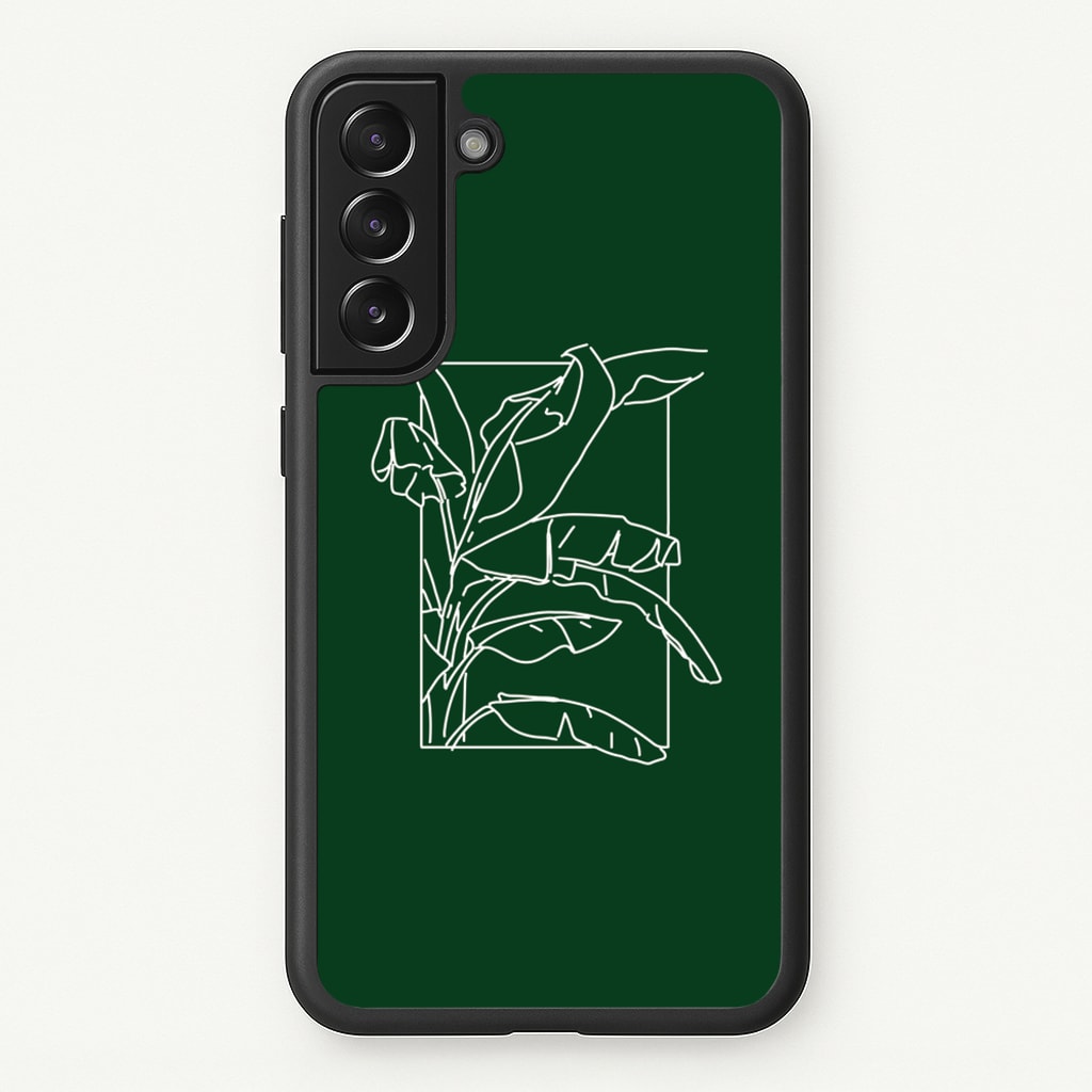 Green Leaf - Foliage - Foliage Phone Case for Galaxy S21 Plus