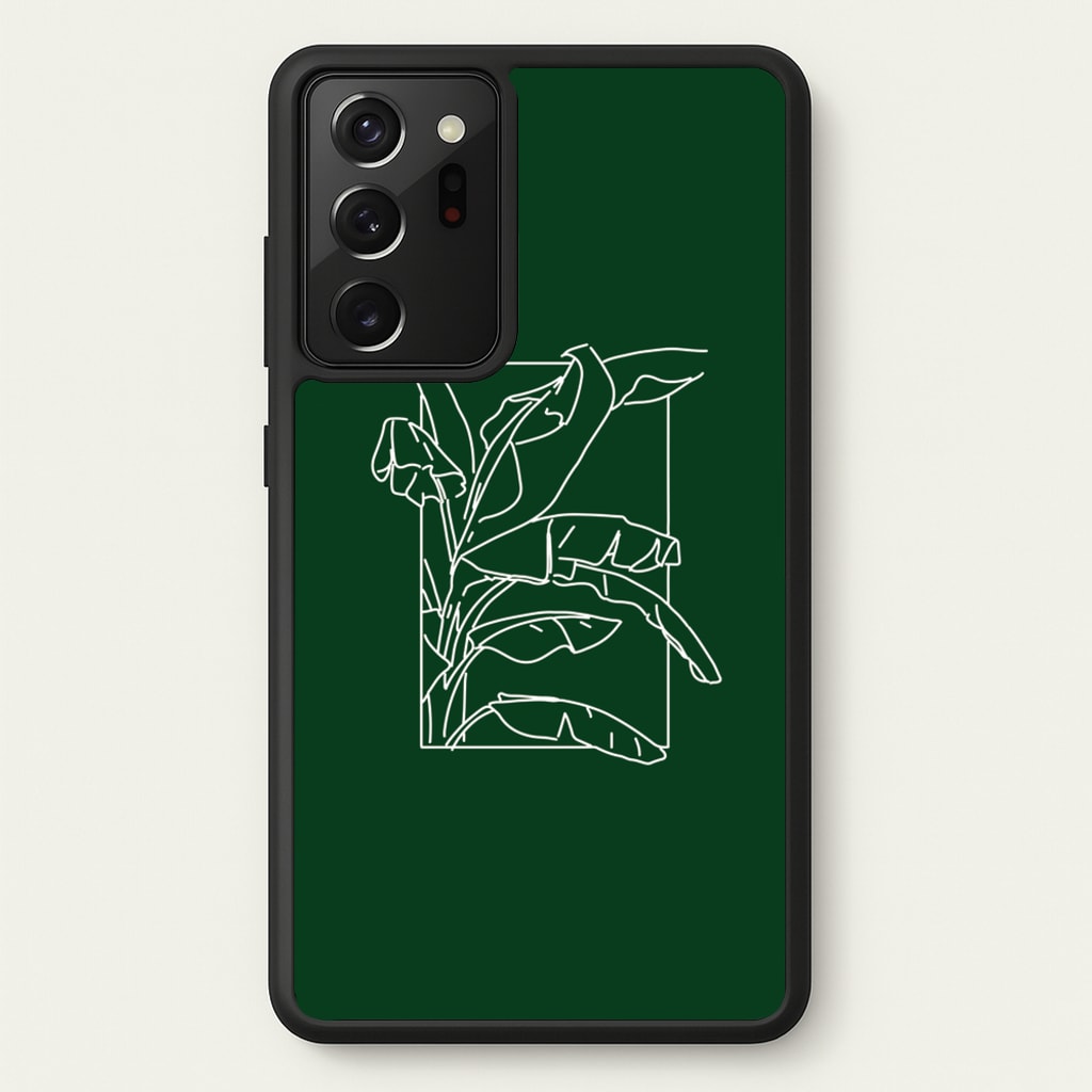 Green Leaf - Foliage - Foliage Phone Case for Galaxy Note 20 Ultra