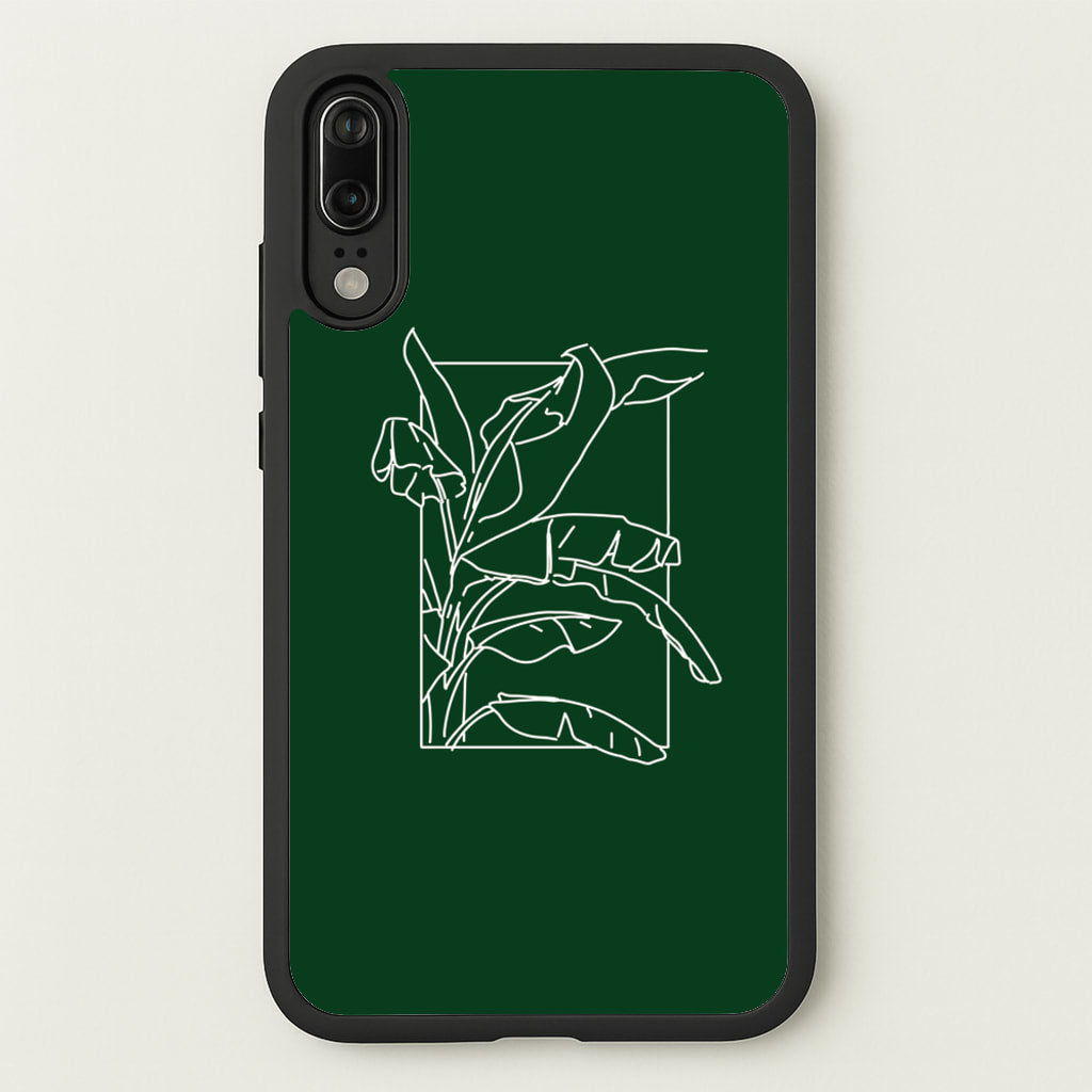 Green Leaf - Foliage - Foliage Phone Case for Huawei P20