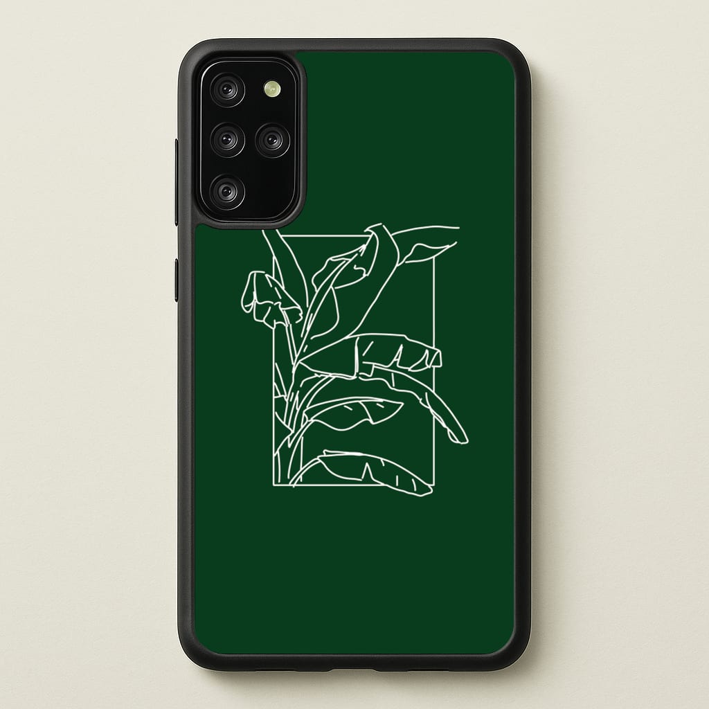 Green Leaf - Foliage - Foliage Phone Case for Galaxy S20 Plus