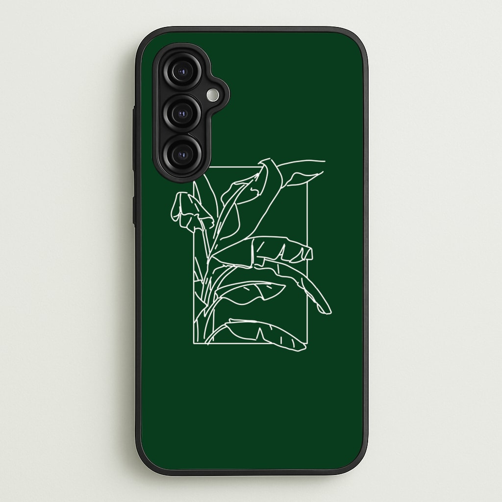 Green Leaf - Foliage - Foliage Phone Case for Galaxy A14