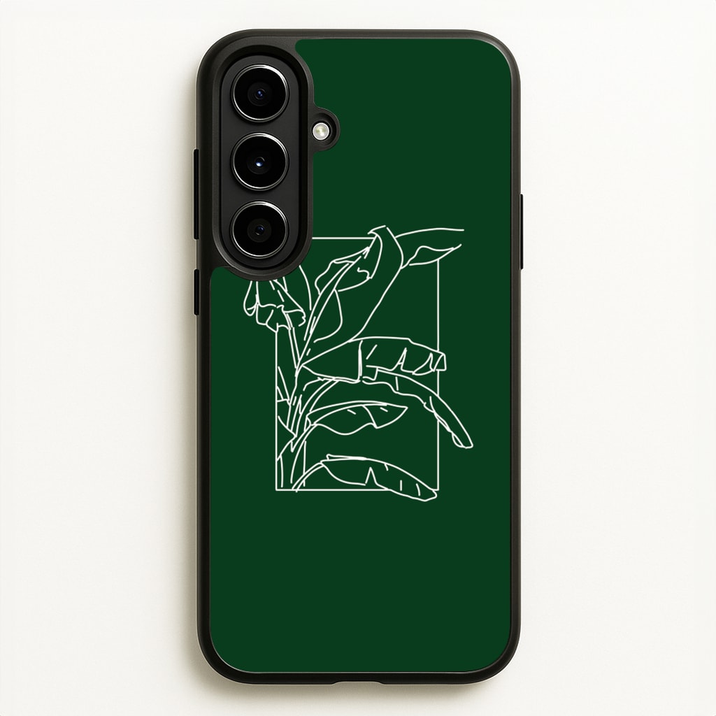 Green Leaf - Foliage - Foliage Phone Case for Galaxy A56