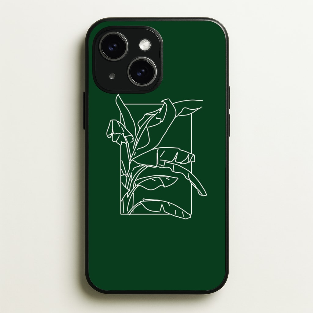 Green Leaf - Foliage - Foliage Phone Case for iPhone 15