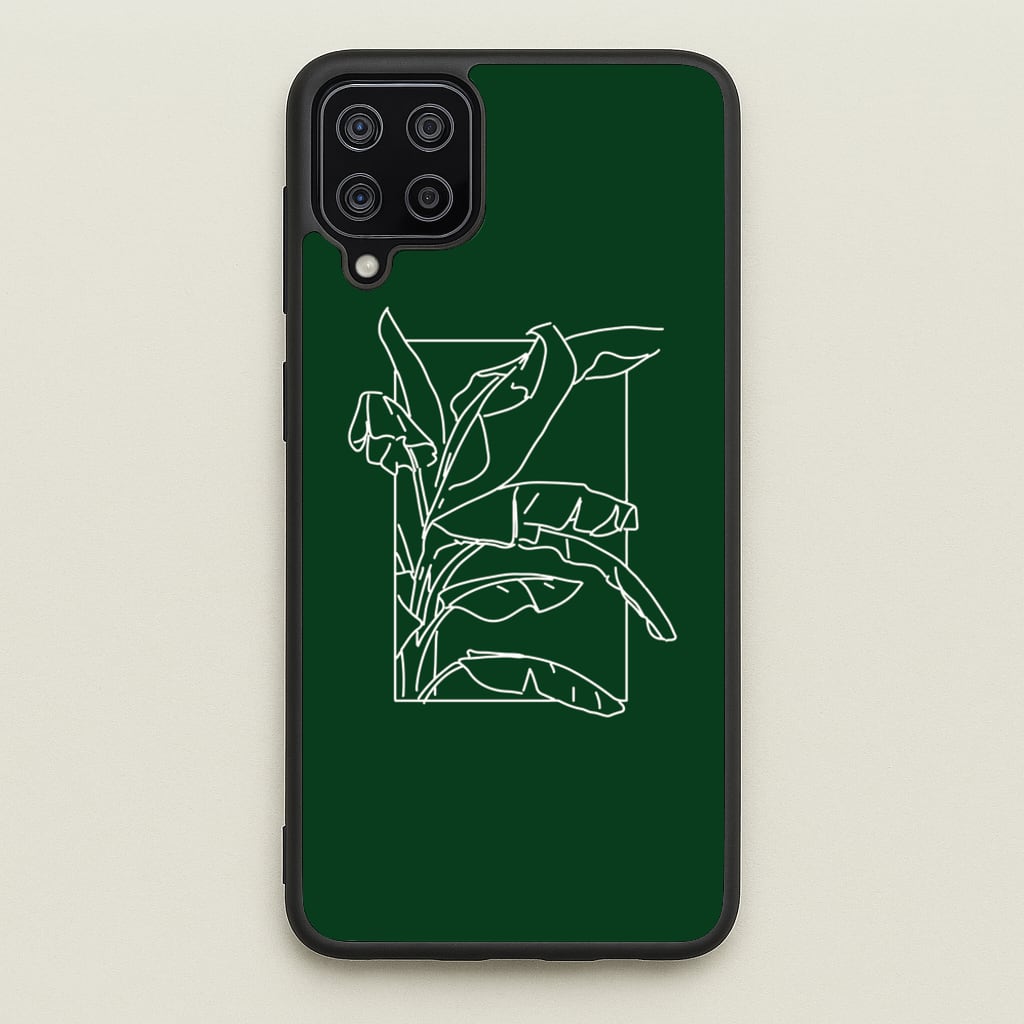 Green Leaf - Foliage - Foliage Phone Case for Galaxy A12
