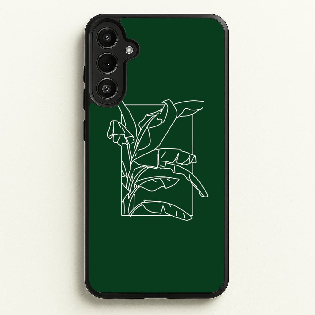 Green Leaf - Foliage - Foliage Phone Case for Galaxy A34