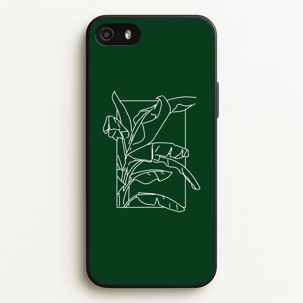 Green Leaf - Foliage - Foliage Phone Case for iPhone 5 / 5s / SE 2016