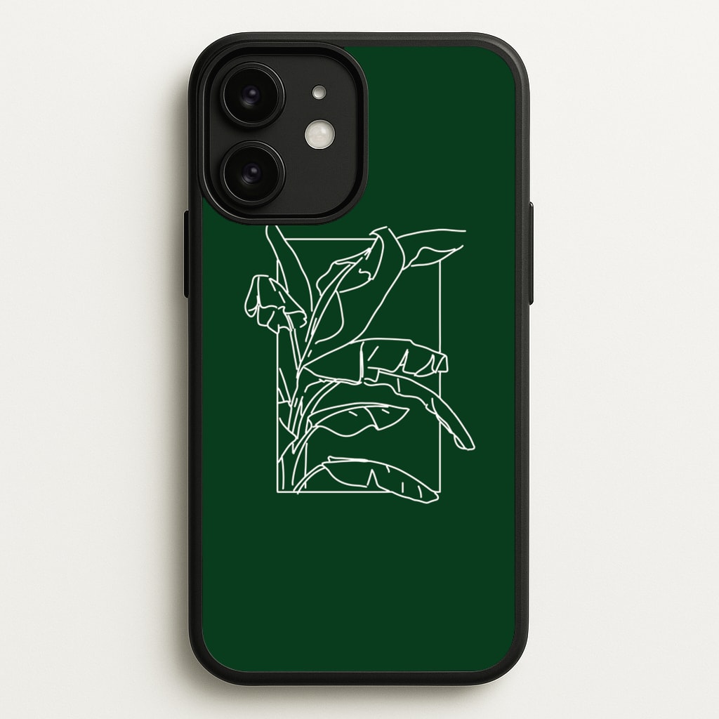 Green Leaf - Foliage - Foliage Phone Case for iPhone 11