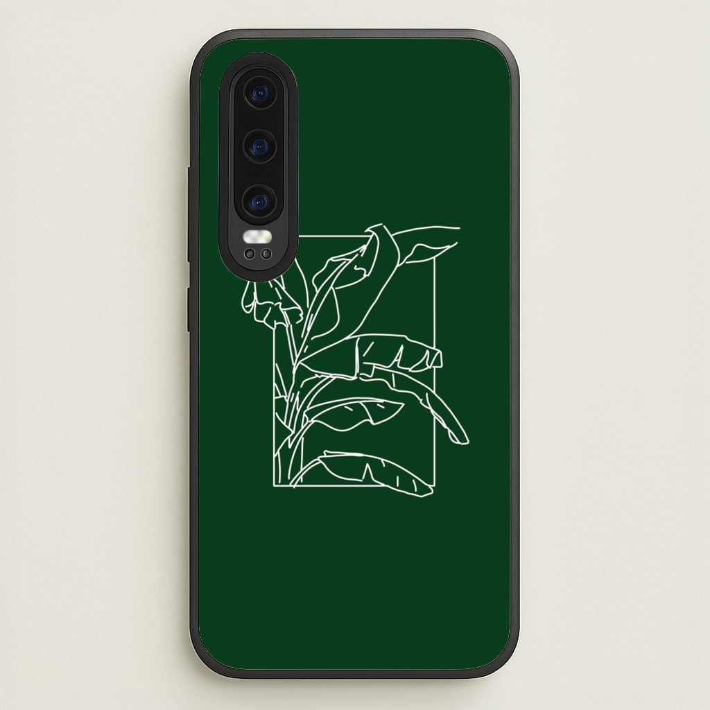 Green Leaf - Foliage - Foliage Phone Case for Huawei P30