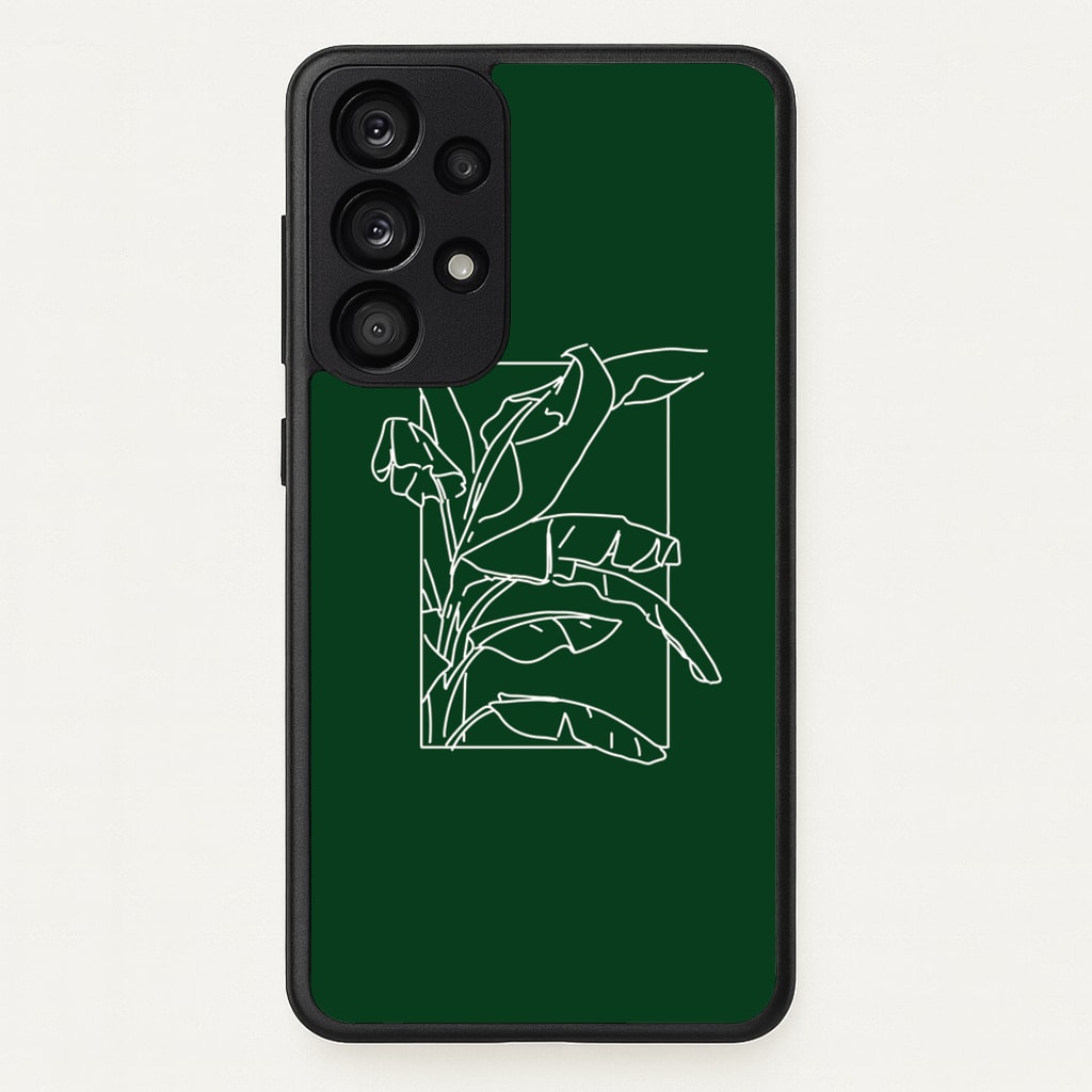 Green Leaf - Foliage - Foliage Phone Case for Galaxy A53