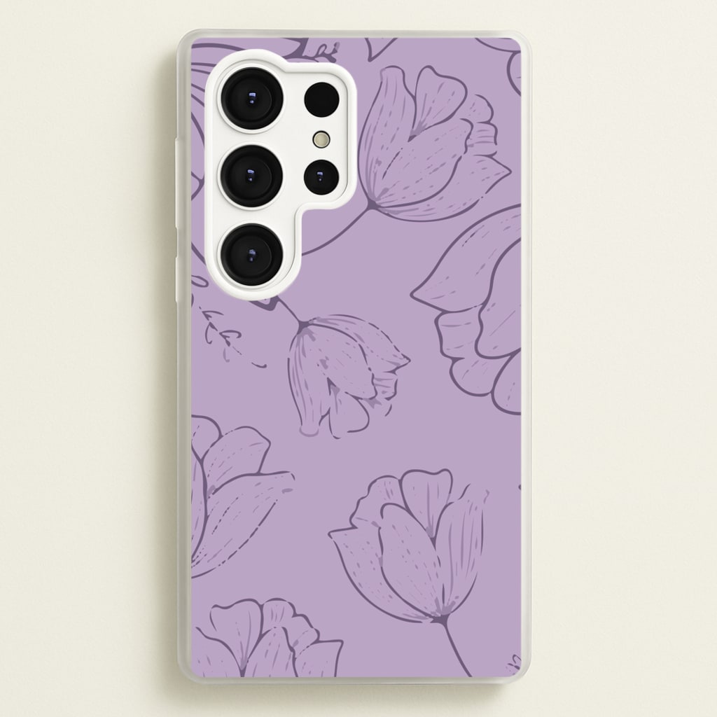 Tulips - Foliage - Foliage Phone Case for Galaxy S25 Ultra