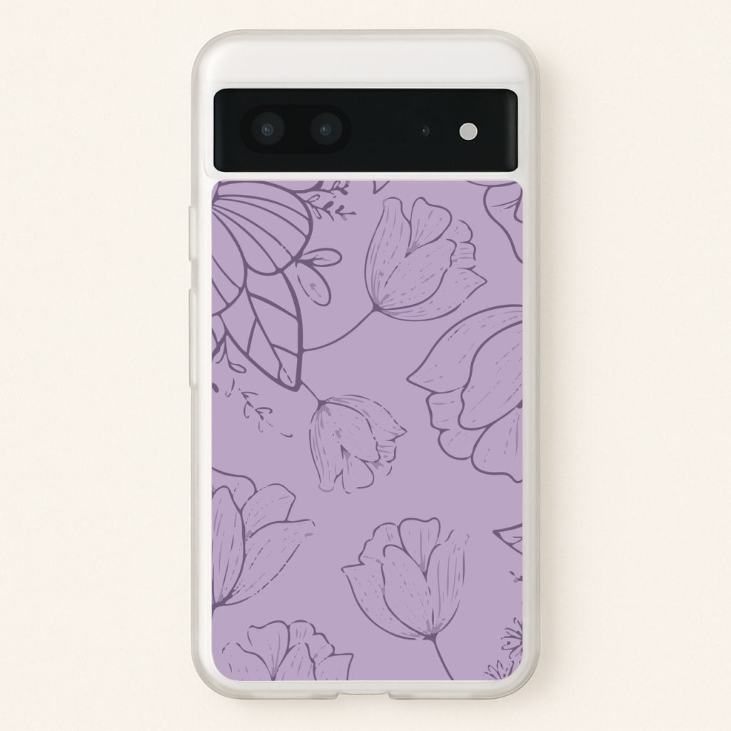 Tulips - Foliage - Foliage Phone Case for Google Pixel 7