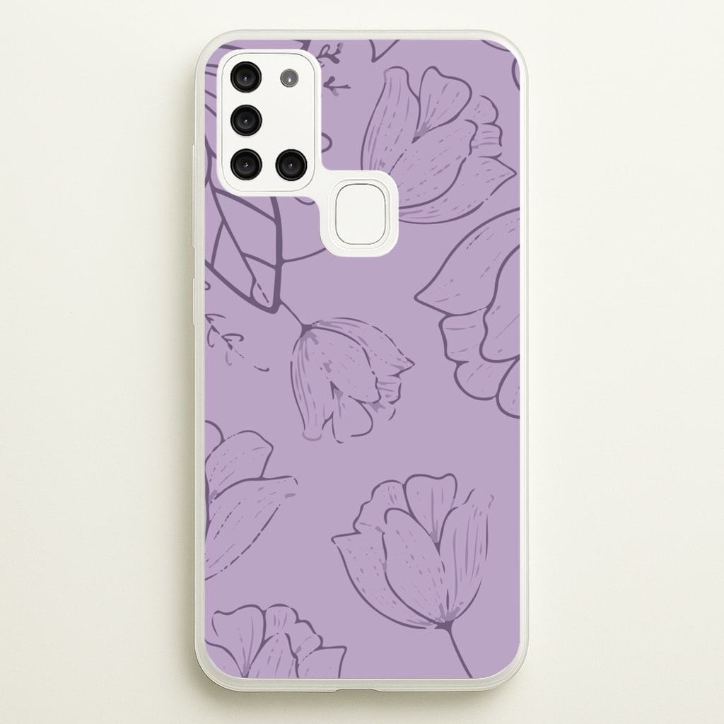 Tulips - Foliage - Foliage Phone Case for Galaxy A21s