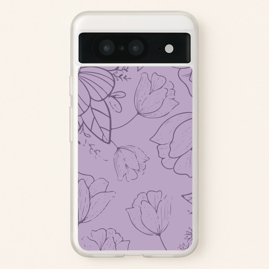 Tulips - Foliage - Foliage Phone Case for Google Pixel 8