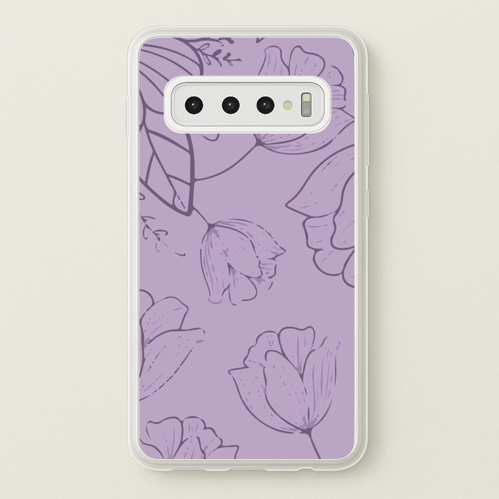 Tulips - Foliage - Foliage Phone Case for Galaxy S10