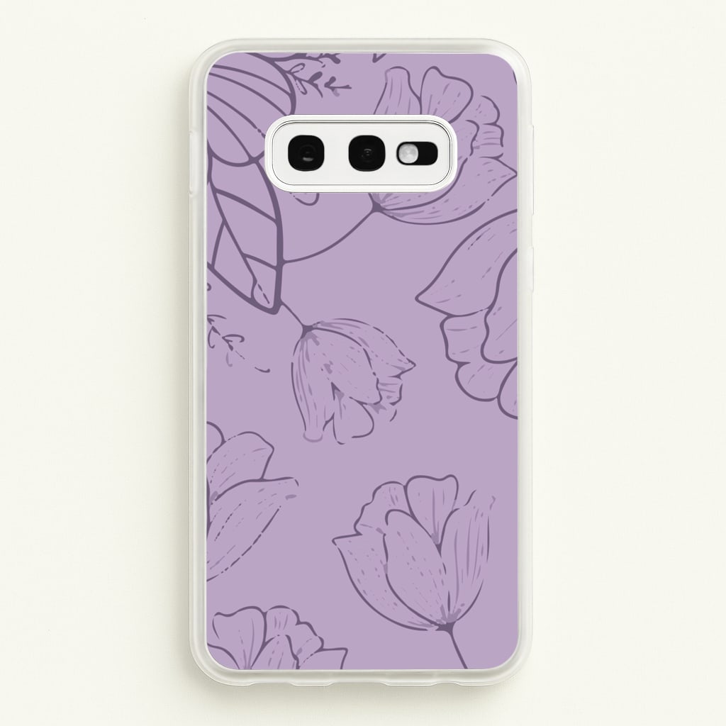 Tulips - Foliage - Foliage Phone Case for Galaxy S10e