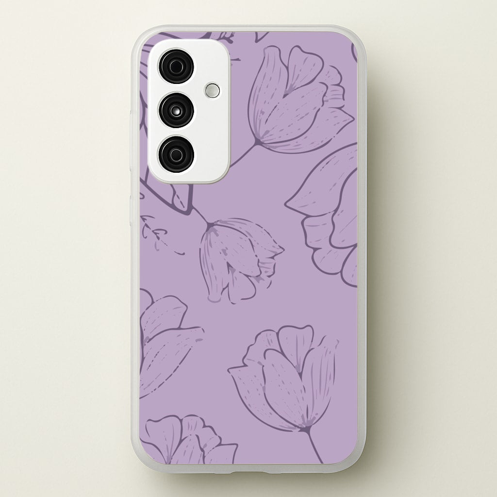 Tulips - Foliage - Foliage Phone Case for Galaxy A35
