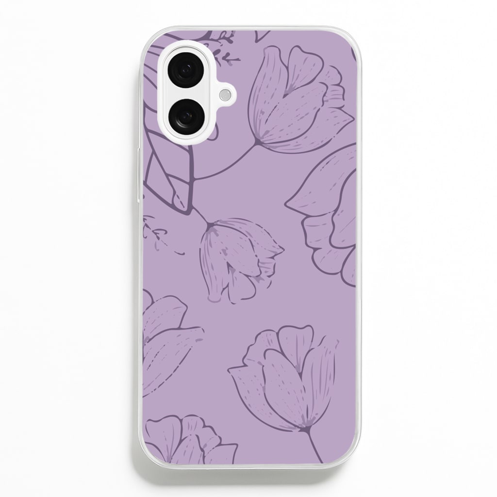 Tulips - Foliage - Foliage Phone Case for iPhone 16 Plus