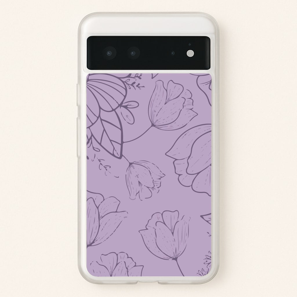 Tulips - Foliage - Foliage Phone Case for Google Pixel 6