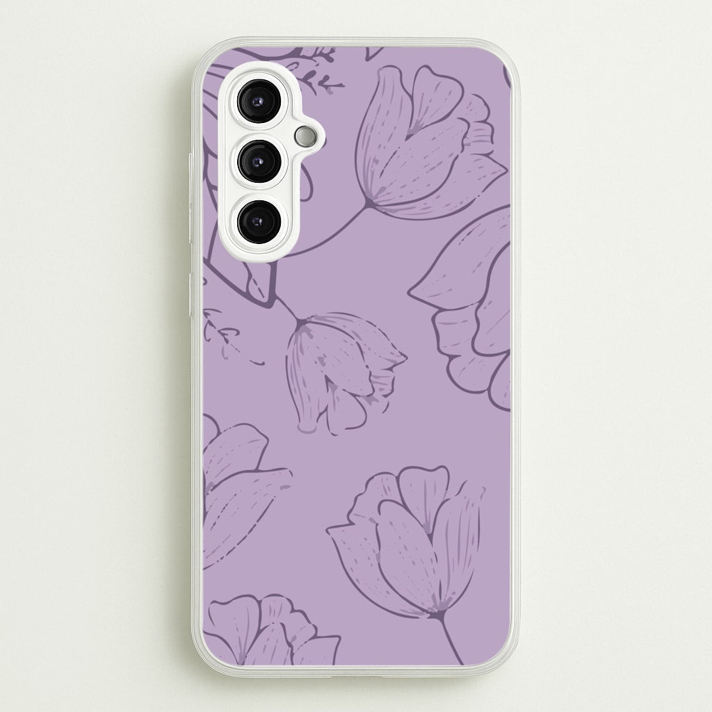 Tulips - Foliage - Foliage Phone Case for Galaxy A14