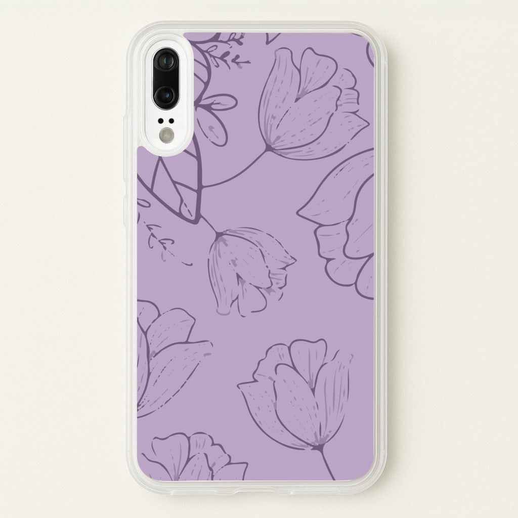 Tulips - Foliage - Foliage Phone Case for Huawei P20