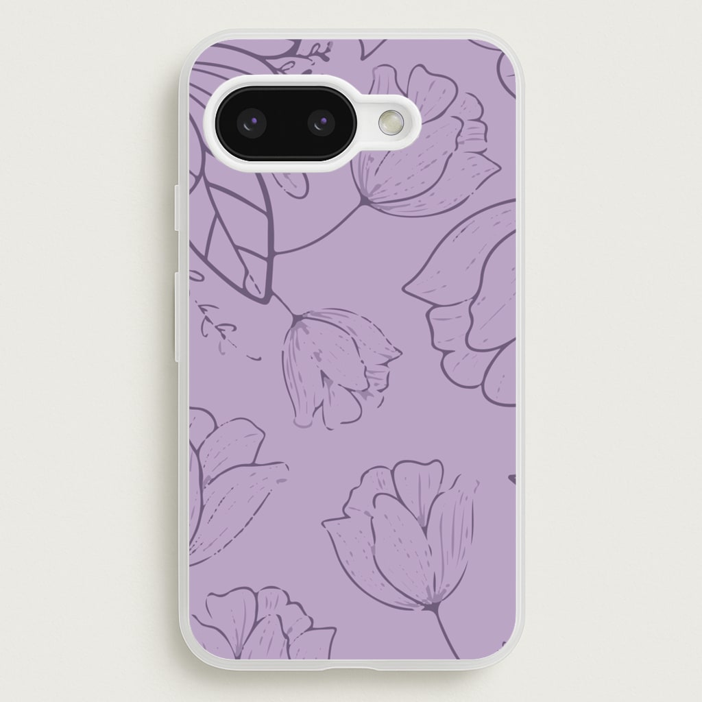 Tulips - Foliage - Foliage Phone Case for Google Pixel 9a