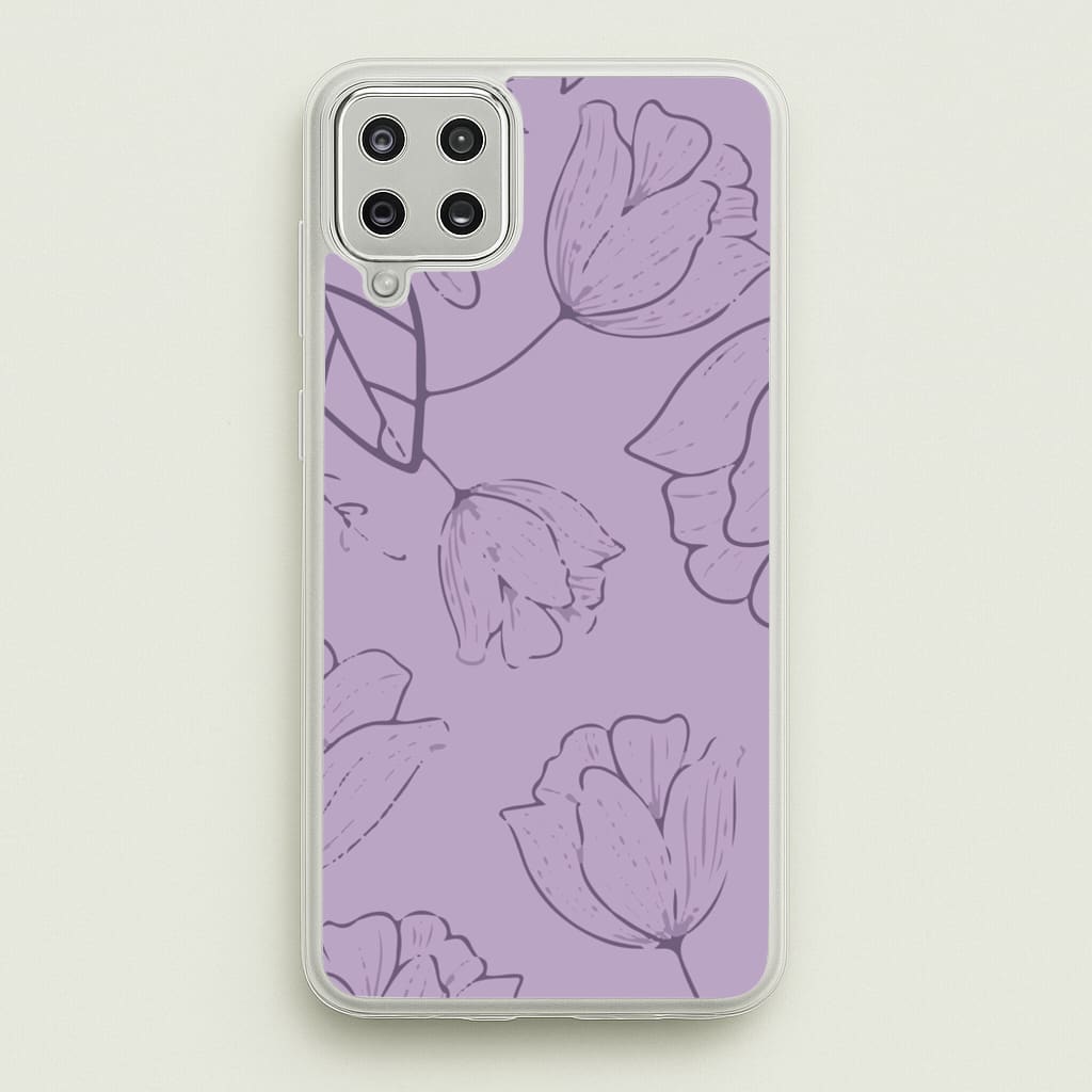 Tulips - Foliage - Foliage Phone Case for Galaxy A12